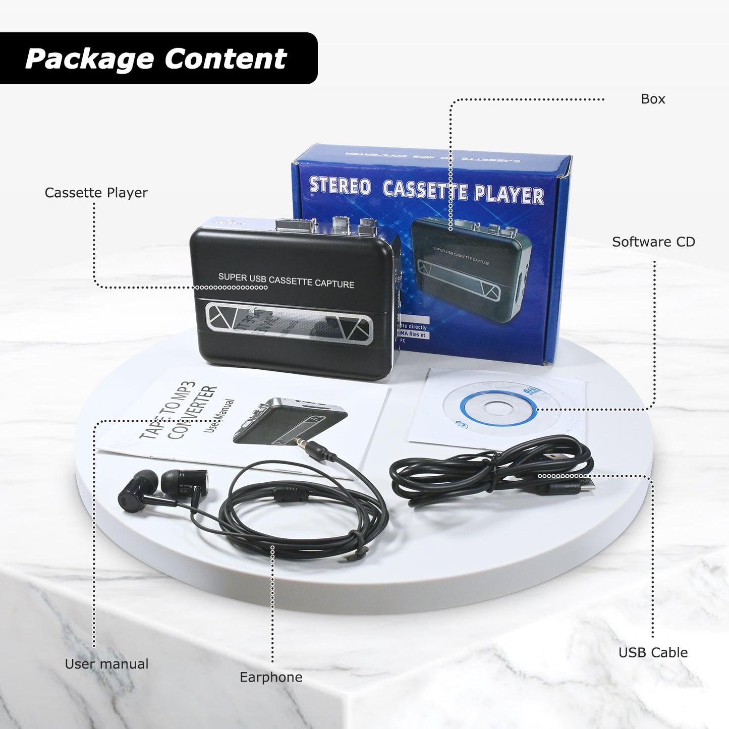 K-303 Cassette Player & Converter