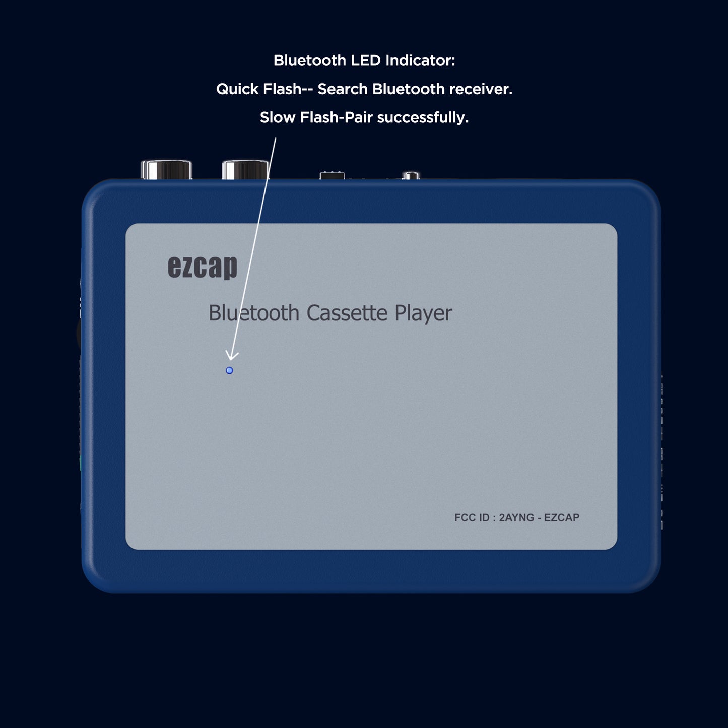 EZ-215 Bluetooth Cassette Player