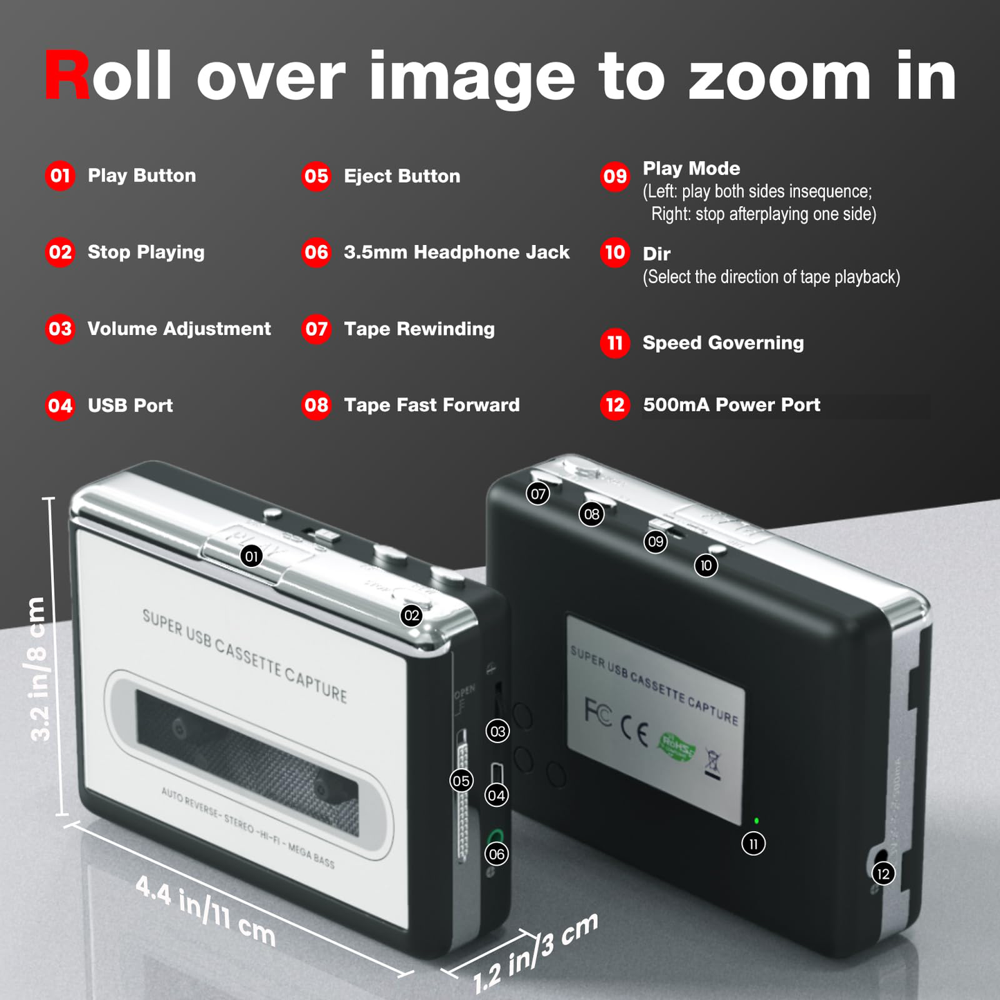 EZ-218 Cassette player