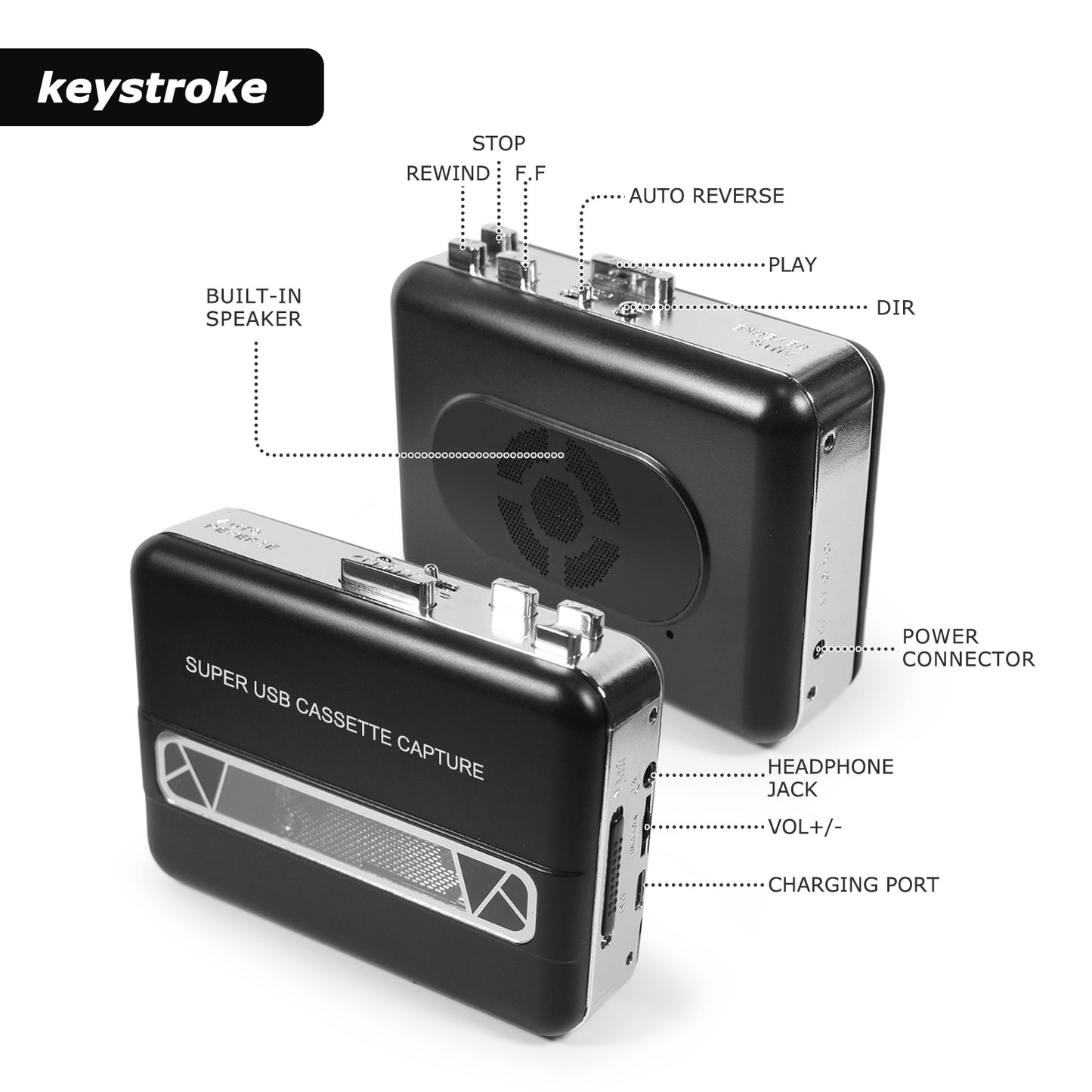 K-303 Cassette Player & Converter