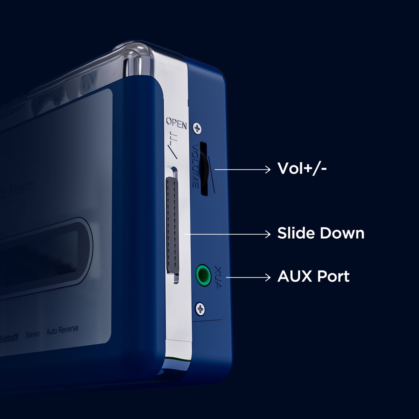 EZ-215 Bluetooth Cassette Player